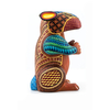 Artisan Made Handmade and Hand-Painted Mexican Squirrel Wood Alebrije ALEBRIJES - CARVED PIECES