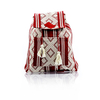 Waist Loom Red White HandMade Backpack BAGS & POUCHES