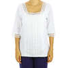 Handmade Mexican Women's Cotton Handmade Crochet Top WOMEN