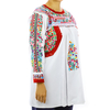 Mexican Traditional High Quality Cotton Hand Embroidered Blouse TOPS