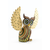 Artisan Made Handmade and Hand-Painted Mexican Owl Wood Alebrije ALEBRIJES - CARVED PIECES