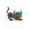 Handmade and Hand-Painted Mexican Bull Wood Alebrije ALEBRIJES - CARVED PIECES