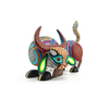 Handmade and Hand-Painted Mexican Bull Wood Alebrije ALEBRIJES - CARVED PIECES