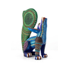 Increible Alebrije de Coyote Mexicano Hecho a Mano Pintado ALEBRIJES