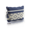 Handmade Steel Blue Waist Loom Pouch Folkart BAGS & POUCHES