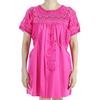 Mexican Traditional HandMade Pink San Antonino Top TOPS