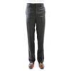 Black Natural Pique Linen Pants for Men TROUSERS