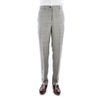 Dark Gray Natural Pique Linen Pants for Men TROUSERS