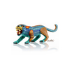 Blue Tones Jaguar Alebrije Hand Carved Wood / Hand Painted Mexican Jaguar ALEBRIJES - CARVED PIECES
