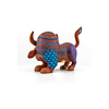 Magnifico Alebrije de Toro Mexicano Hecho a Mano Pintado ALEBRIJES