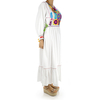 White Handmade Embroidered Cotton Dress WOMEN