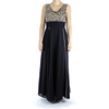 Vestido Moderna de San Antonino Bordado a Mano Color Negro VESTIDOS