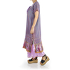 Traditional Mexican Handmade Purple Rebozo Dress WOMEN