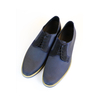 Leather Shoes Navy Blue SHOES FOR MEN