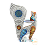 Fox Alebrije Hand Carved Wood / Hand Painted Mexican Fox ALEBRIJES - CARVED PIECES