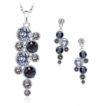 Pretty Swarovski Circles Set JEWELRY