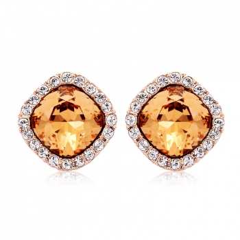 Precious Swarovski Earrings in Yellow JEWELRY