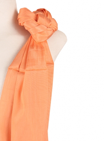 Shawl simple Salmon SHAWLS & SCARVES