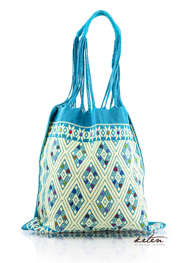 Gipsy Handwoven Cotton Jade Color Bag BAGS & POUCHES