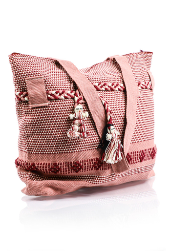 Artisan Made Pink Waist Loom Handbag BAGS & POUCHES