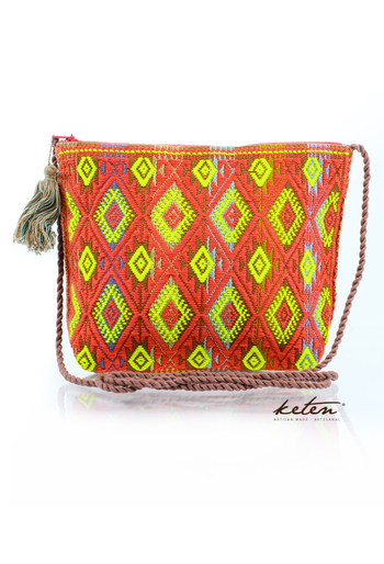 Red Shoulder Pouch Waist Loom BAGS & POUCHES