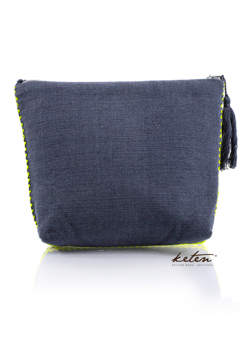 Hecho a Mano / Telar de Cintura Tipo Pouch Con Cierre BOLSAS & CARTERAS