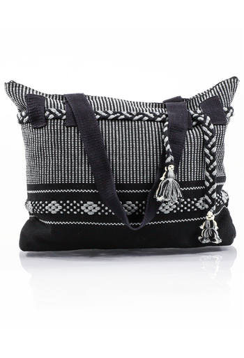 Artisan Made Black Waist Loom Handbag BAGS & POUCHES