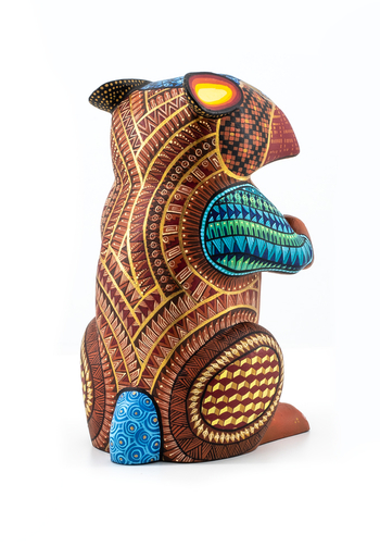 Magnifico Alebrije de Ardilla Mexicano Hecho a Mano ALEBRIJES