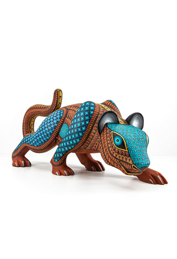 Hermoso Alebrije de Hiena Mexicano Hecho a Mano Pintado ALEBRIJES