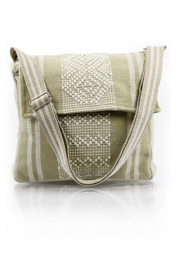 Beige Shoulder Strap Messenger Bag Hand Made BAGS & POUCHES