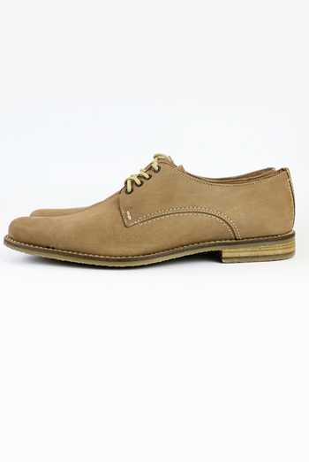 100% Leather Handmade Shoes, Light Brown SHOES FOR MEN