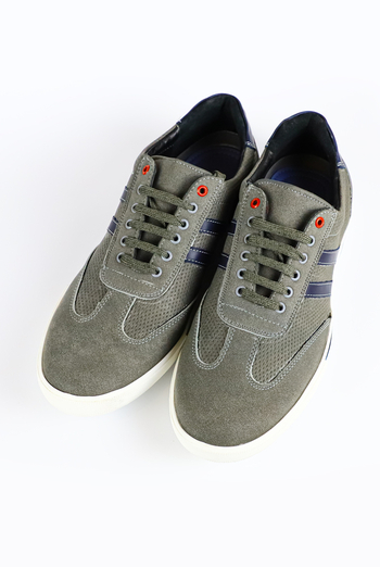 Zapatos Casuales Color Gris Para Caballero ZAPATOS