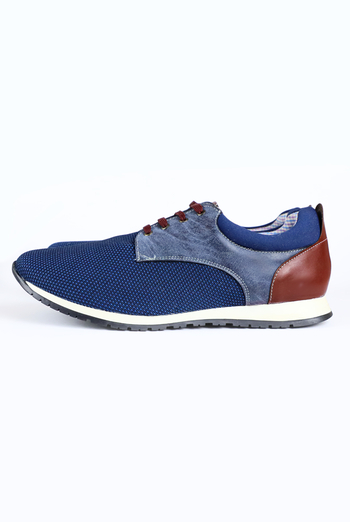 Blue Color Casual Tenis Shoes For Men SHOES FOR MEN