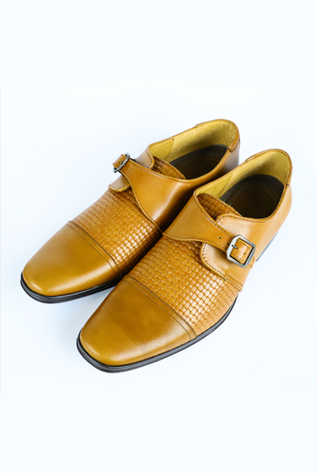 100% Genuine Leather Brown Shoes For Men SHOES FOR MEN