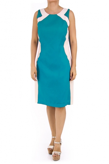 Beautiful Linen Dress 100% in Emerald Green DRESSES