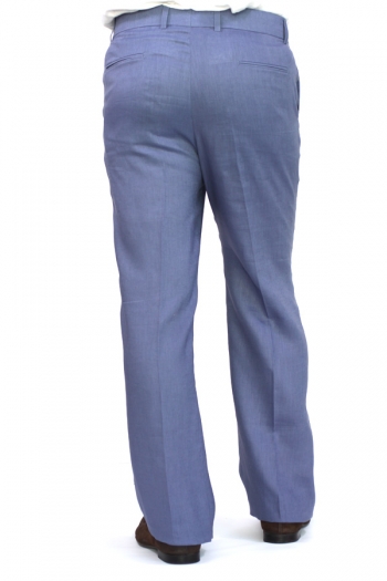 Pantalon de Lino Color Acero Plumbago PANTALONES