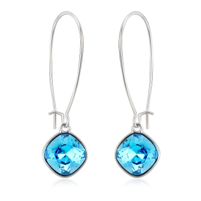 Aretes Largos de Cristal Swarovski JOYERIA