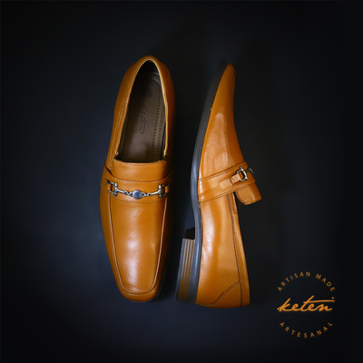 Shoes 100% Genuine Sheepskin for Men Light Brown Color SHOES FOR MEN