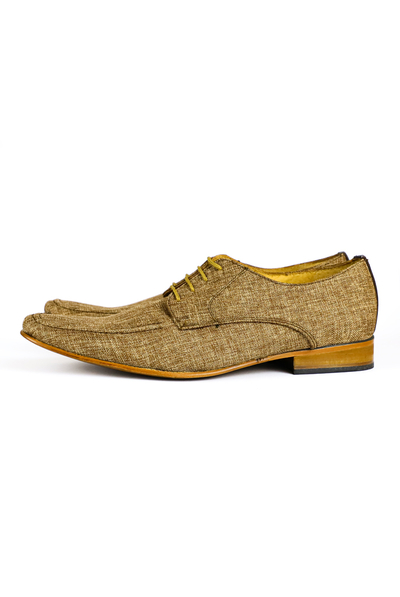 Brown Linen Shoes SHOES FOR MEN