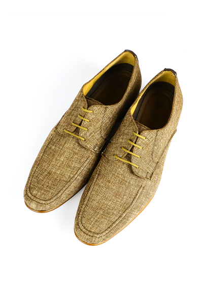 Brown Linen Shoes SHOES FOR MEN