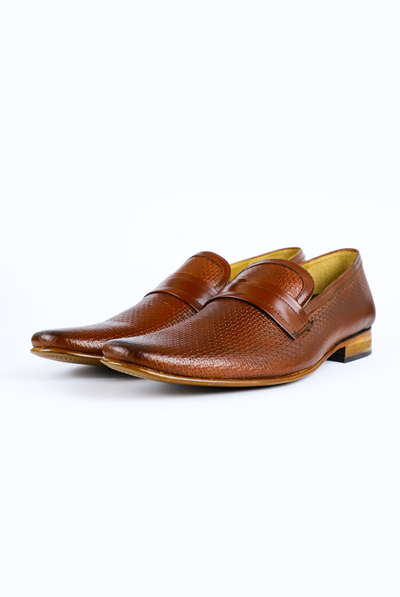 Brown Color Leather Shoes For Men MEN