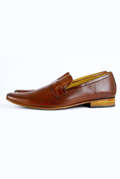 Brown Color Leather Shoes For Men MEN