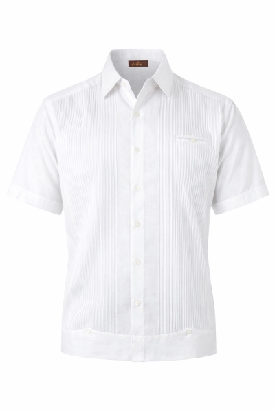 Short-sleeved Presidential Cotton Guayabera [CLONE] GUAYABERAS