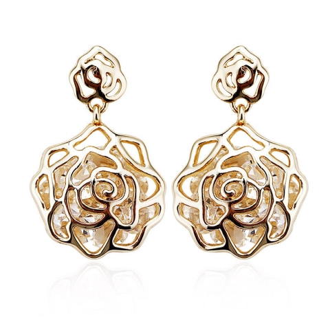 Flower Earrings with Gold Plated JEWELRY