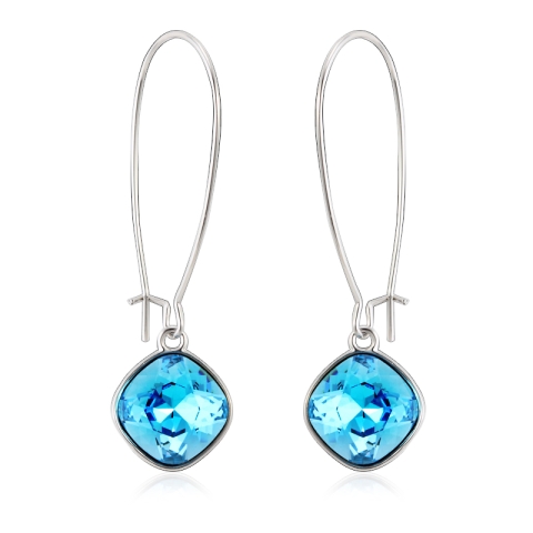 Aretes Largos de Cristal Swarovski JOYERIA