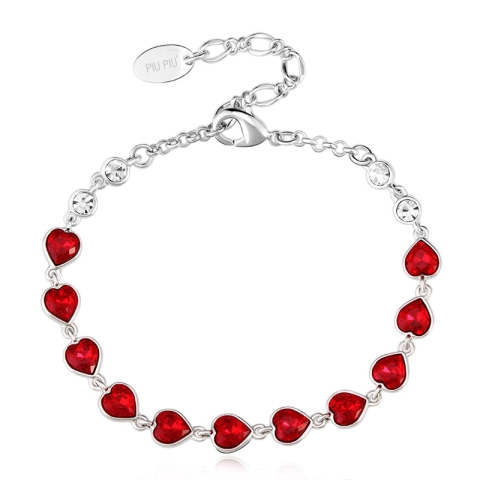Pretty Red Hearts Bracelet JEWELRY