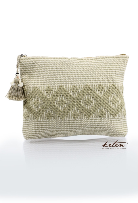 Ivory Handmade Waist Loom Pouch BAGS & POUCHES