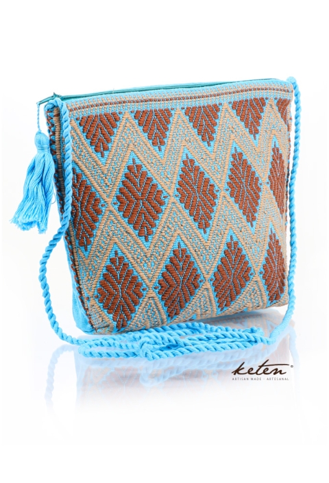 Aqua Shoulder Pouch Waist Loom BAGS & POUCHES