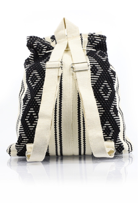 Mexican Folkart Black Backpack HandMade BAGS & POUCHES