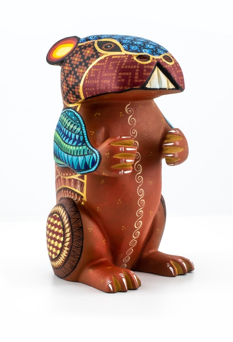 Magnifico Alebrije de Ardilla Mexicano Hecho a Mano ALEBRIJES